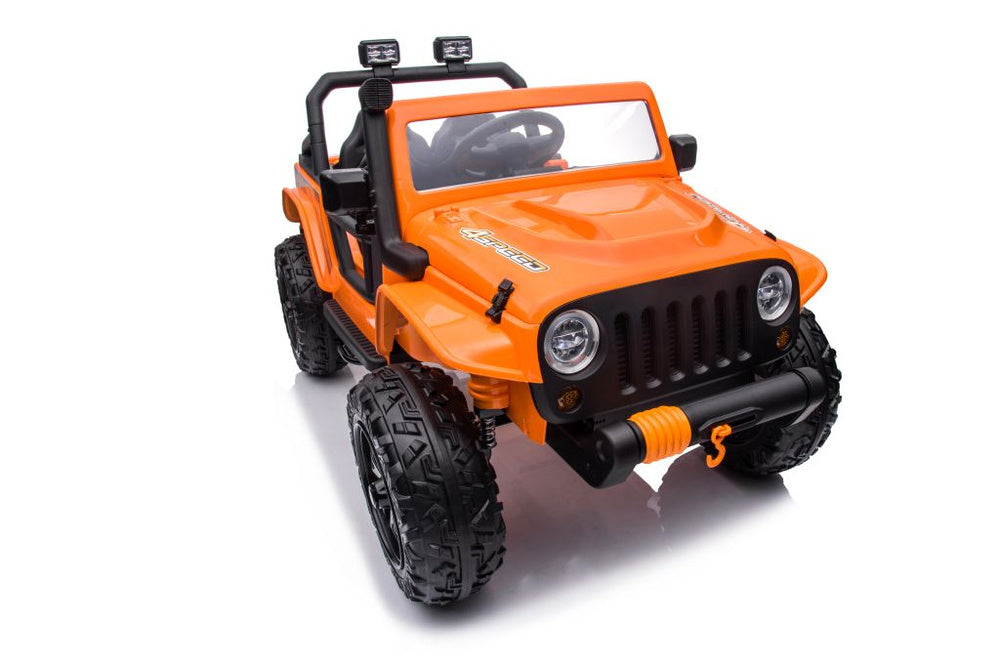 Elektrinis važiuojamas automobilis XB-1118, oranžinis