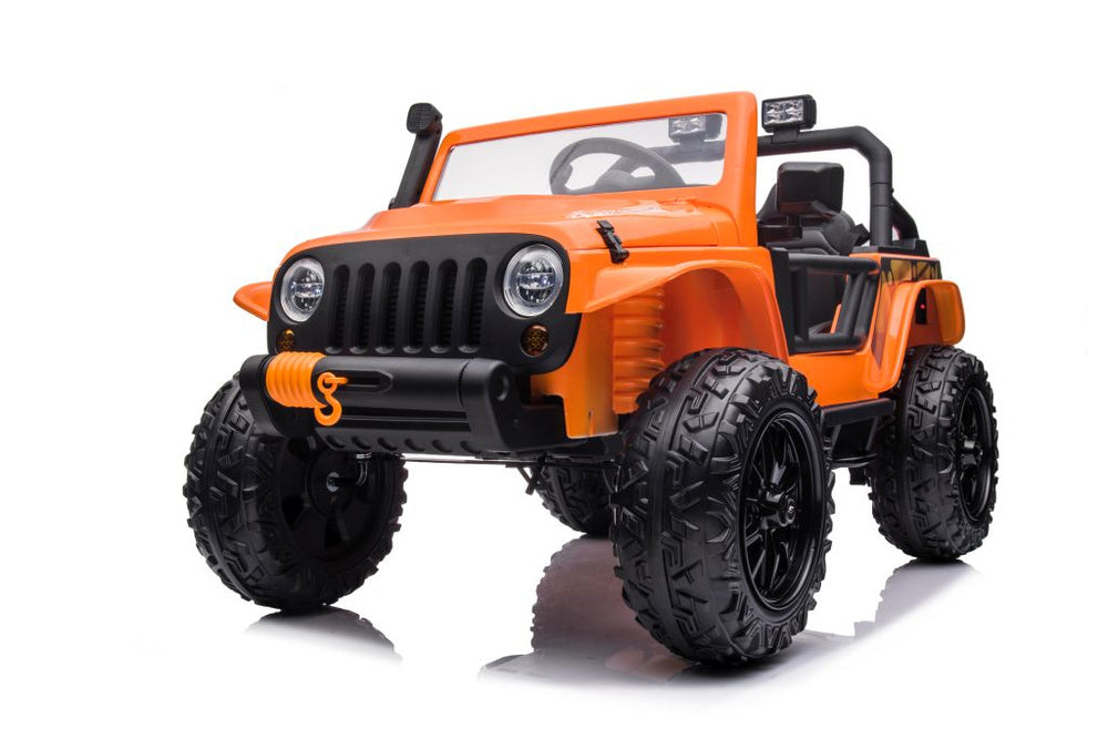 Elektrinis važiuojamas automobilis XB-1118, oranžinis