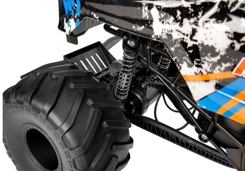 Nuotoliniu būdu valdomas 2.4G 4x4 visureigis, oranžinis, 57 cm