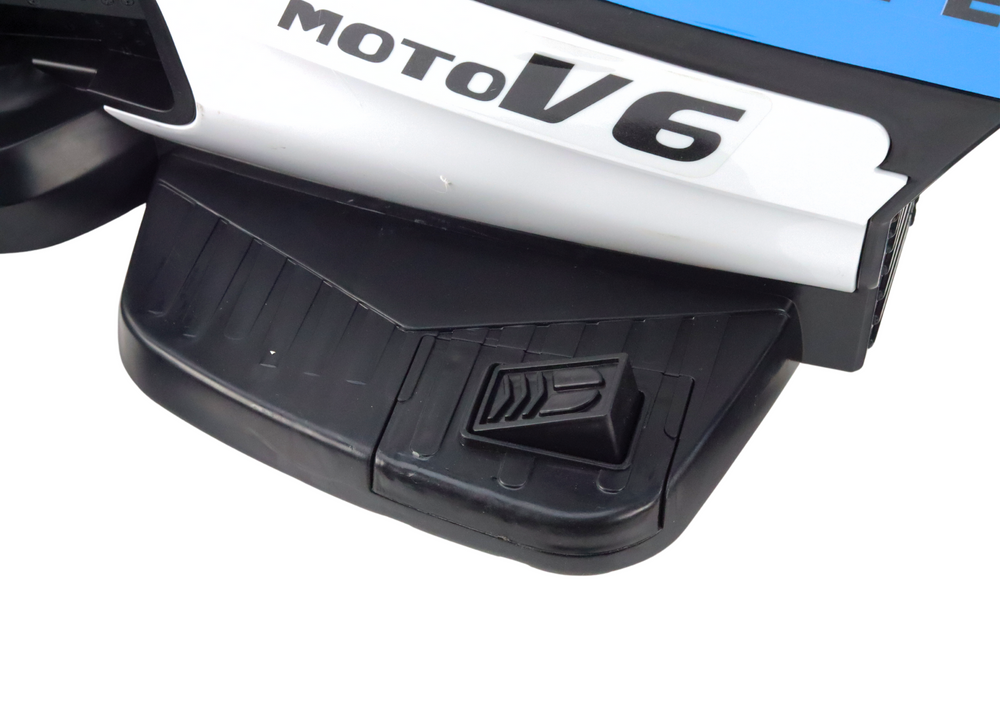 Elektrinis vaikiškas motociklas, mėlynas