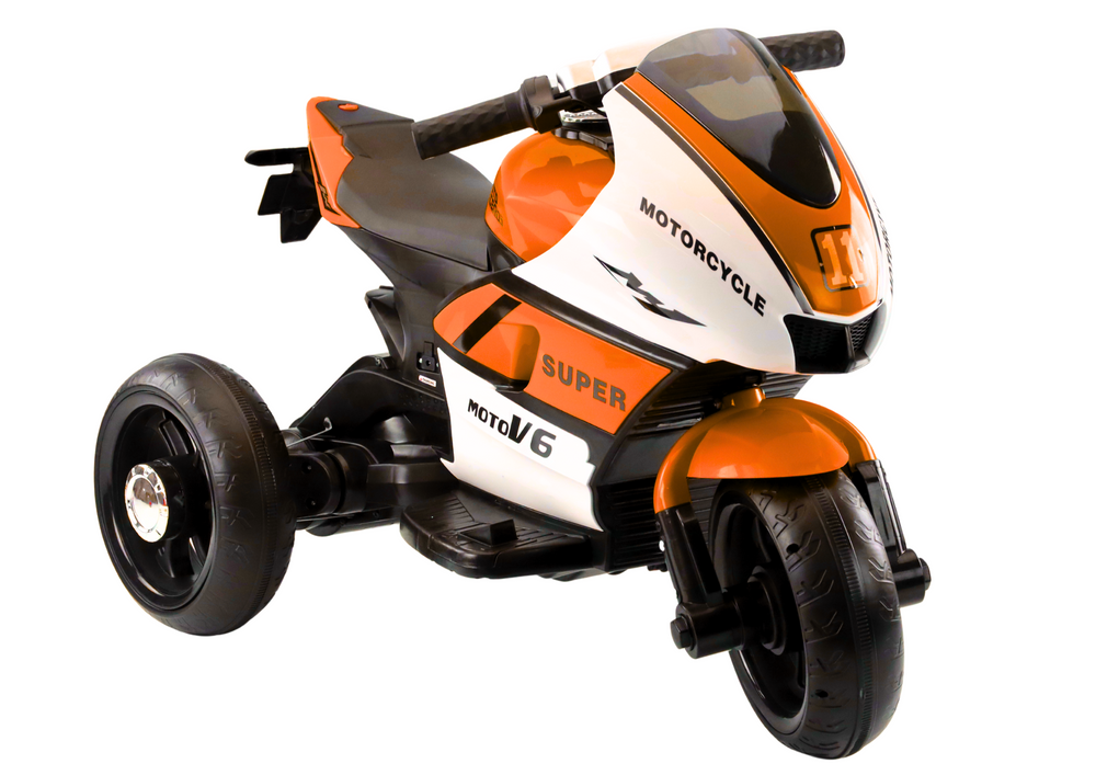 Elektrinis vaikiškas motociklas HT-5188, oranžinis