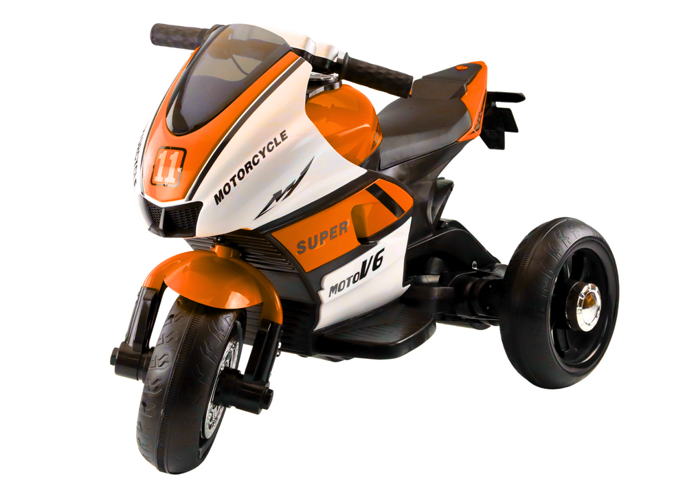 Elektrinis vaikiškas motociklas HT-5188, oranžinis