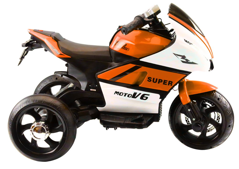 Elektrinis vaikiškas motociklas HT-5188, oranžinis