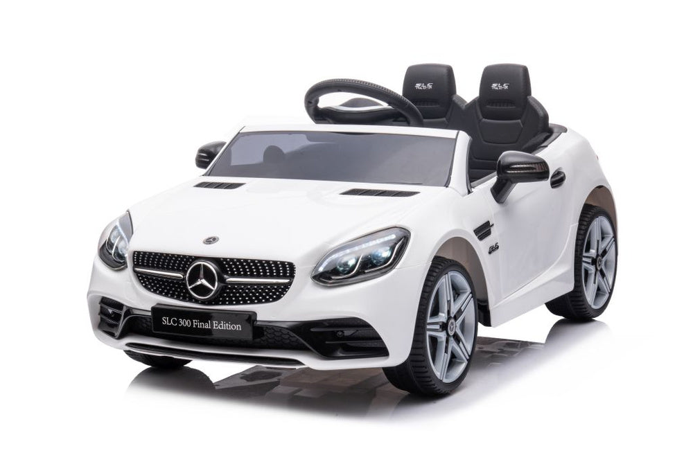 Elektrinis važiuojamas automobilis Mercedes SLC 300, baltas