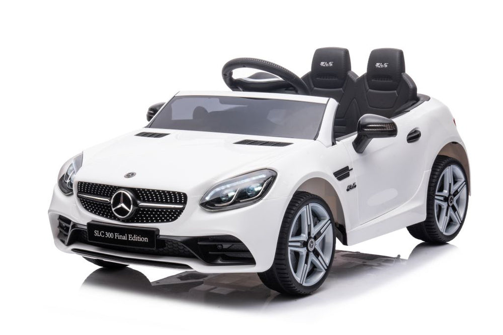Elektrinis važiuojamas automobilis Mercedes SLC 300, baltas