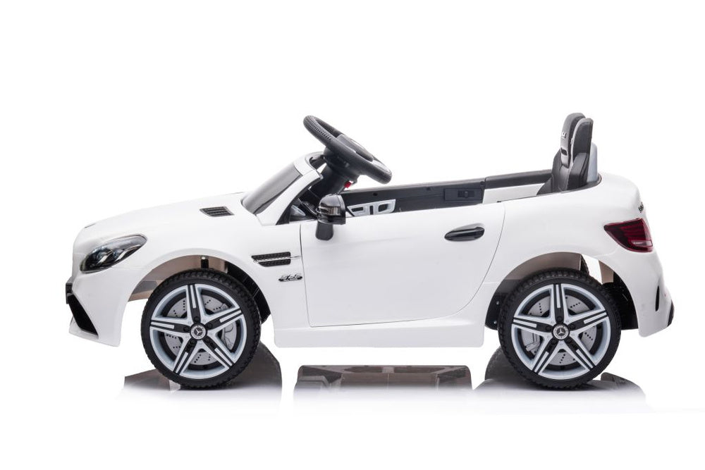 Elektrinis važiuojamas automobilis Mercedes SLC 300, baltas