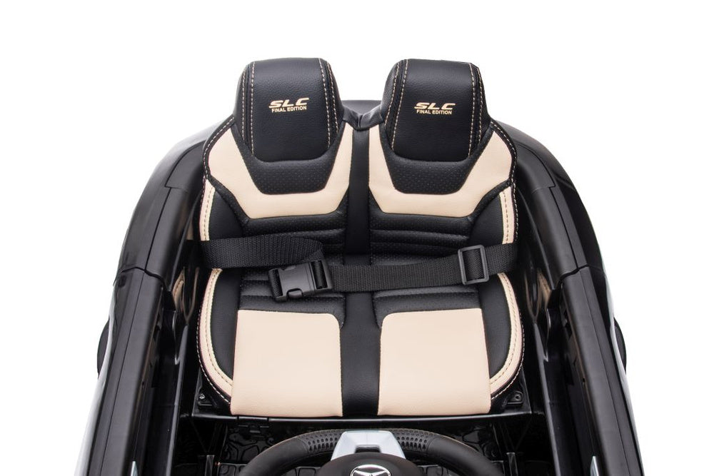 Elektrinis važiuojamas automobilis Mercedes SLC 300, juodas