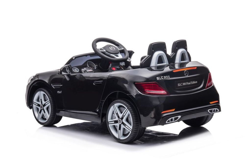 Elektrinis važiuojamas automobilis Mercedes SLC 300, juodas