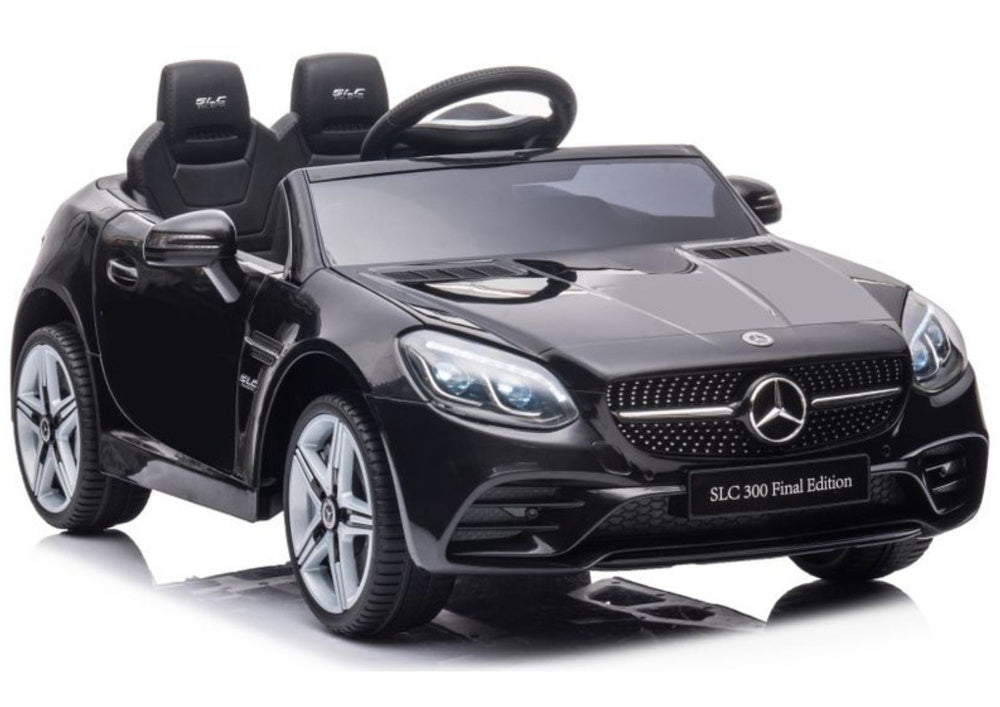 Elektrinis važiuojamas automobilis Mercedes SLC 300, juodas