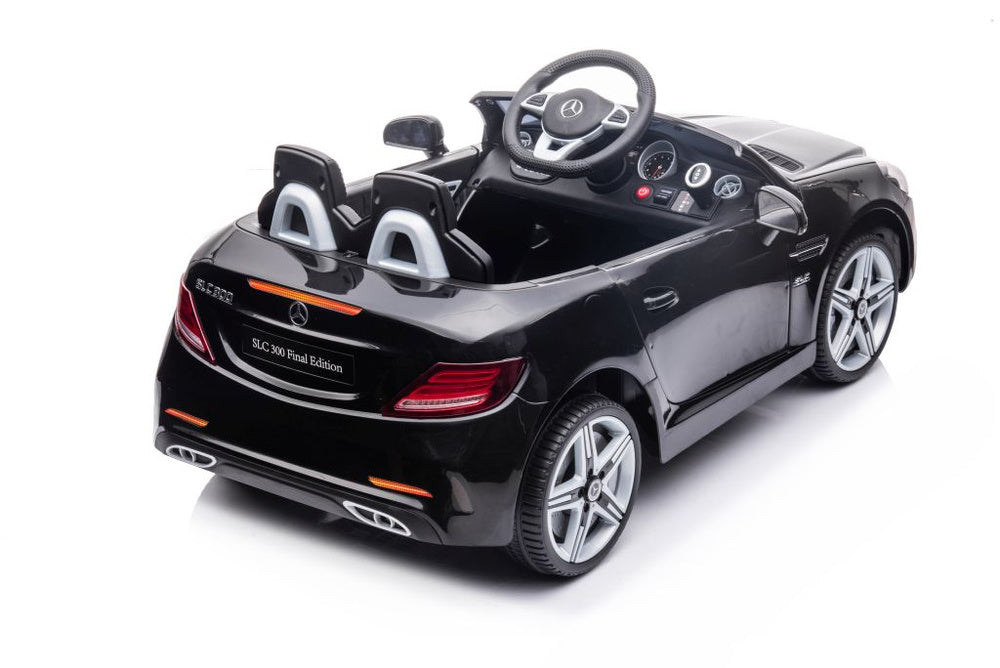 Elektrinis važiuojamas automobilis Mercedes SLC 300, juodas