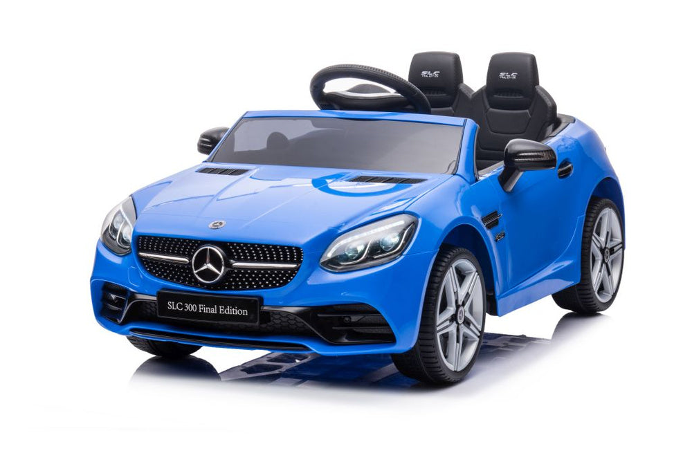 Elektrinis važiuojamas automobilis Mercedes SLC 300, mėlynas