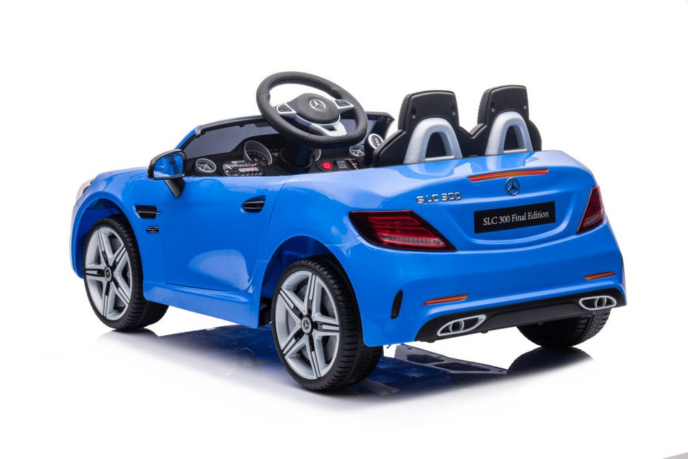 Elektrinis važiuojamas automobilis Mercedes SLC 300, mėlynas