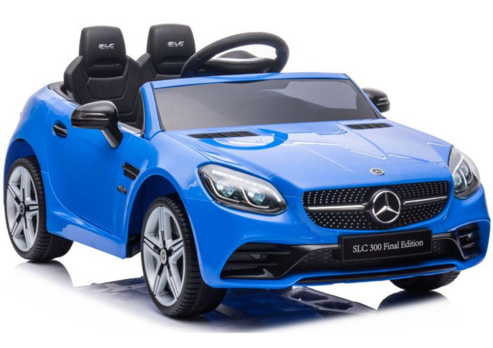 Elektrinis važiuojamas automobilis Mercedes SLC 300, mėlynas