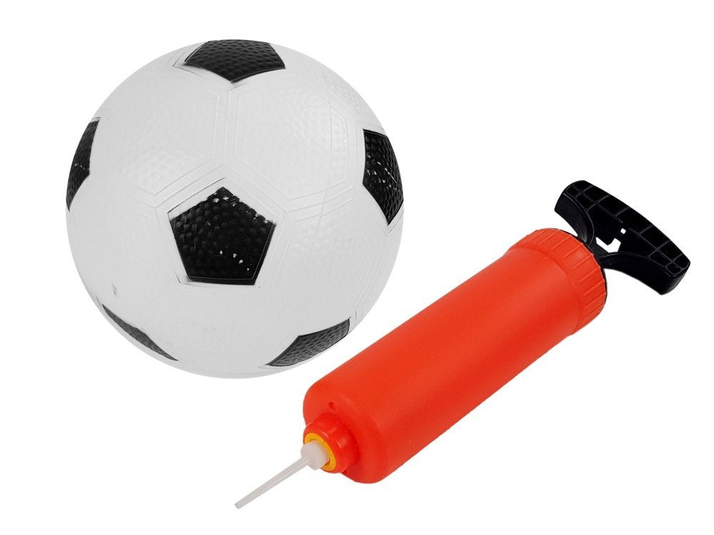 Sportinių žaidimų rinkinys: rankinis, futbolas, vartai, frisbis