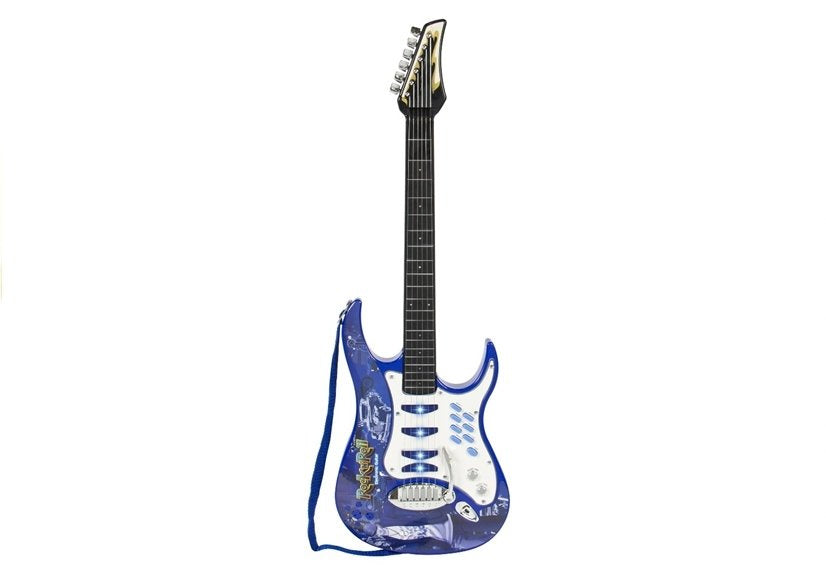 Vaikiška gitaros kolonėlė su mikrofonu ir MP3 įvestimi