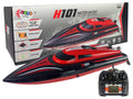 Nuotoliniu būdu valdomas kateris H101, raudonas, 1:48, 2.4G, 35 km/h