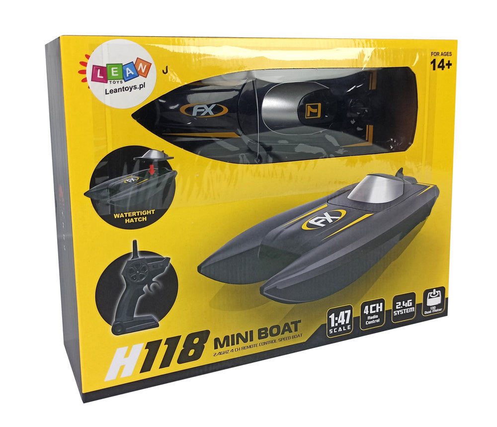 Nuotoliniu būdu valdomas greitaeigis kateris 1:47 Racing, 2.4G