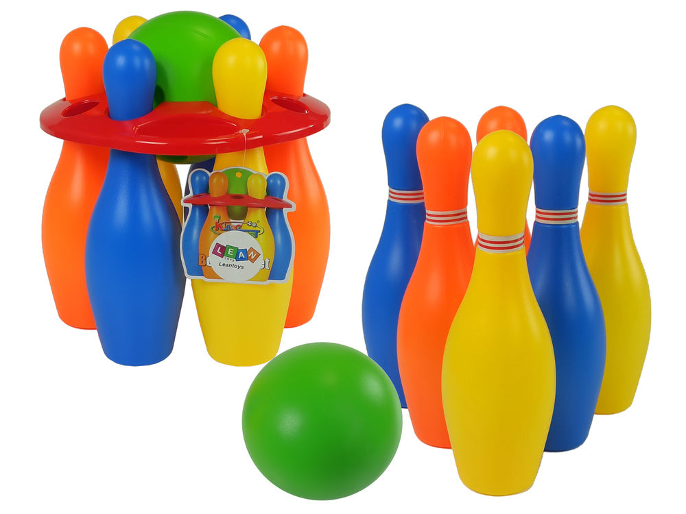 Boulingo rinkinys, 6 dalių, spalvotas, 26 cm