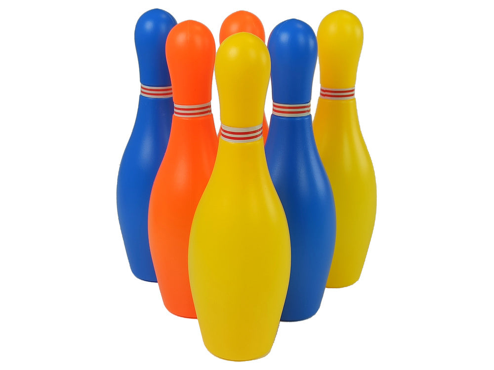 Boulingo rinkinys, 6 dalių, spalvotas, 26 cm