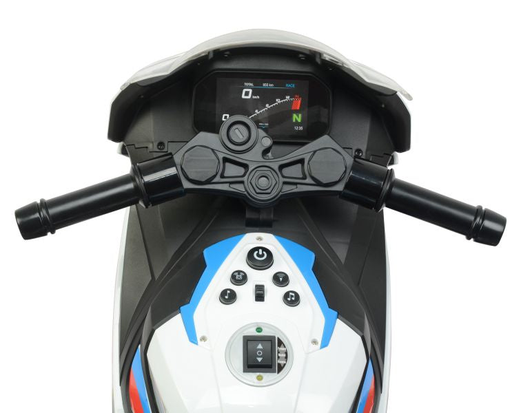 Battery Motor BMW S1000RR 2156 Elektrinis motociklas BMW S1000RR 2156, baltas