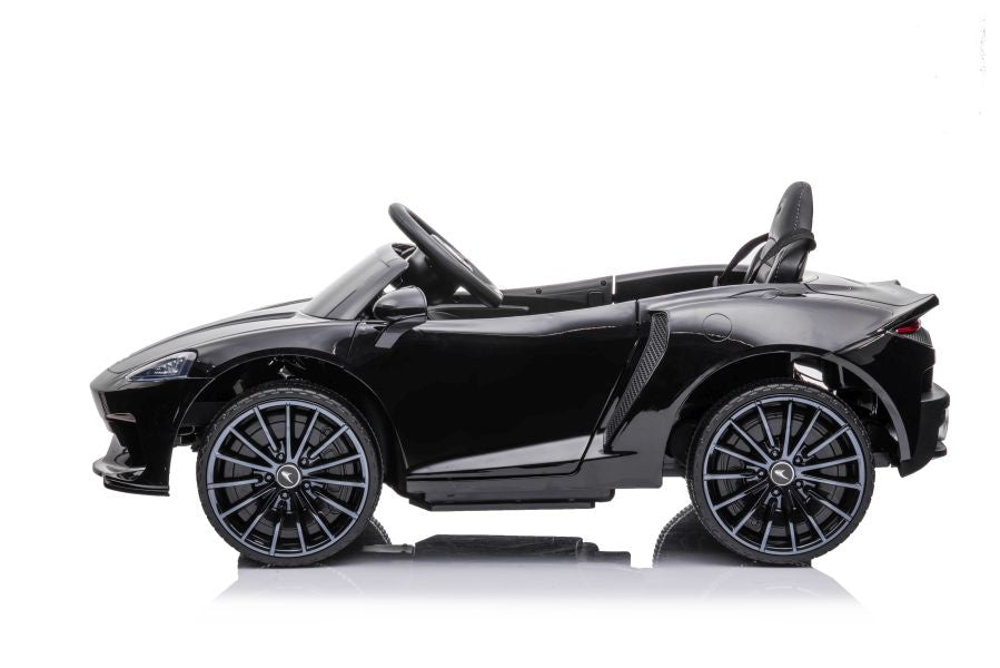 Elektrinis važiuojamas automobilis McLaren GT 12V, juodas