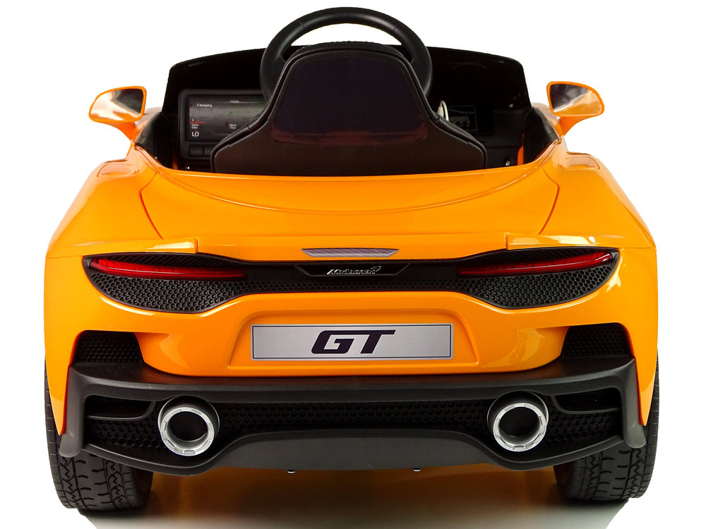 Elektrinis važiuojamas automobilis McLaren GT 12V, oranžinis, lakuotas