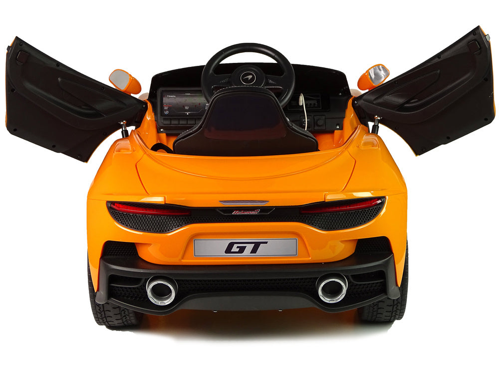 Elektrinis važiuojamas automobilis McLaren GT 12V, oranžinis, lakuotas
