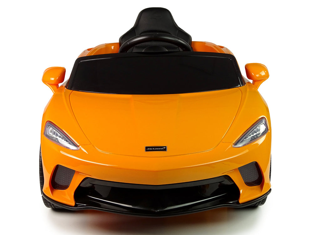 Elektrinis važiuojamas automobilis McLaren GT 12V, oranžinis, lakuotas
