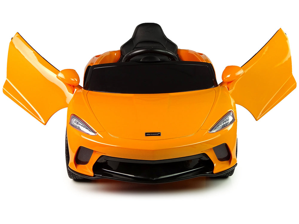 Elektrinis važiuojamas automobilis McLaren GT 12V, oranžinis, lakuotas