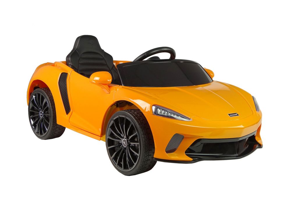 Elektrinis važiuojamas automobilis McLaren GT 12V, oranžinis, lakuotas