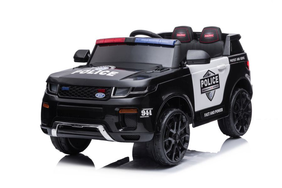 Elektrinis važiuojamas automobilis BBH-021 Police, juodas