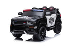 Elektrinis važiuojamas automobilis BBH-021 Police, juodas