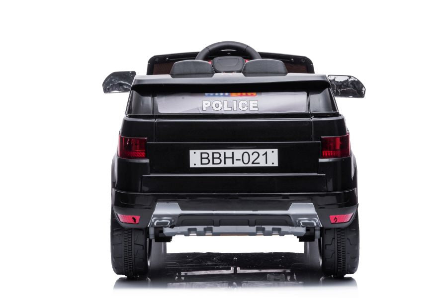 Elektrinis važiuojamas automobilis BBH-021 Police, juodas
