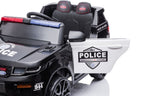 Elektrinis važiuojamas automobilis BBH-021 Police, juodas