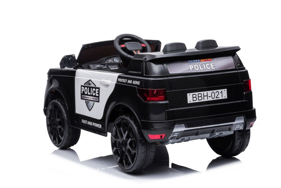 Elektrinis važiuojamas automobilis BBH-021 Police, juodas