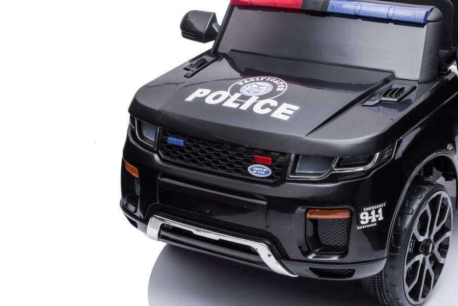 Elektrinis važiuojamas automobilis BBH-021 Police, juodas