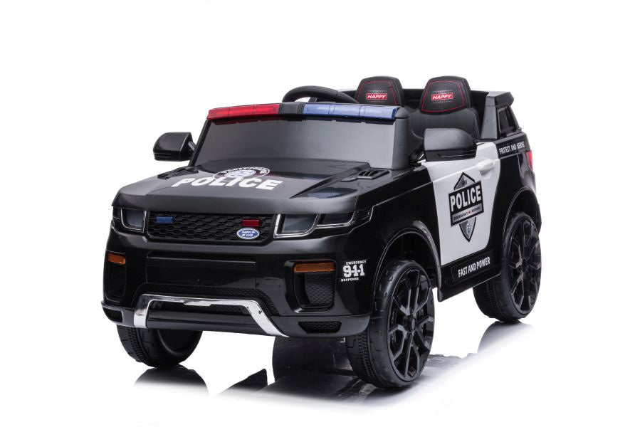 Elektrinis važiuojamas automobilis BBH-021 Police, juodas