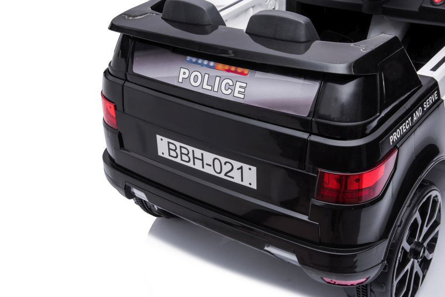 Elektrinis važiuojamas automobilis BBH-021 Police, juodas