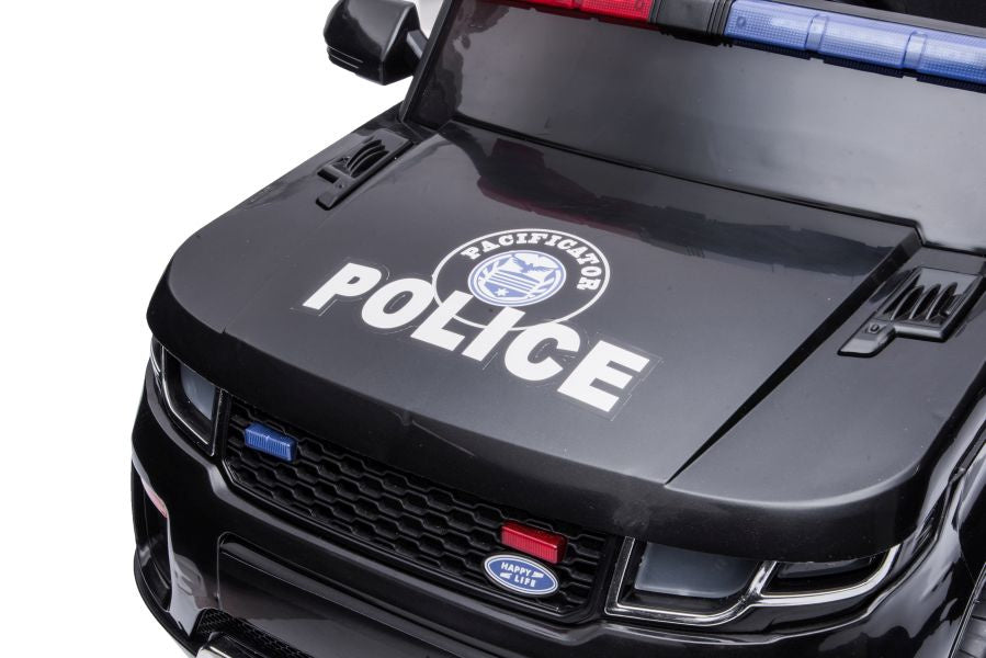 Elektrinis važiuojamas automobilis BBH-021 Police, juodas