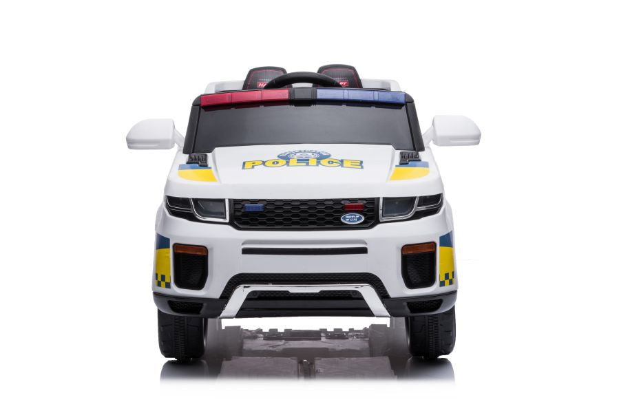 Elektrinis važiuojamas automobilis BBH-021 Police, baltas