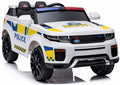 Elektrinis važiuojamas automobilis BBH-021 Police, baltas