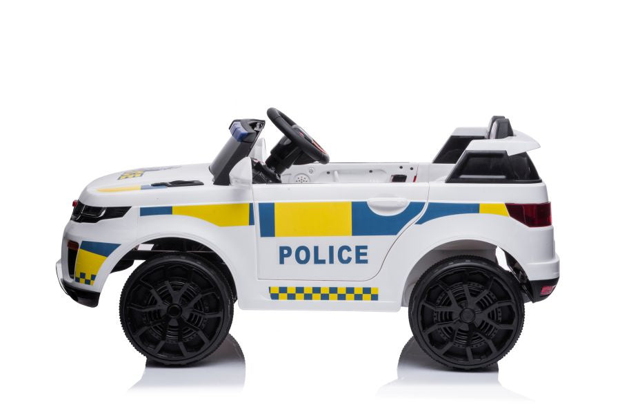 Elektrinis važiuojamas automobilis BBH-021 Police, baltas