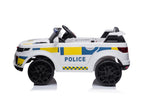 Elektrinis važiuojamas automobilis BBH-021 Police, baltas