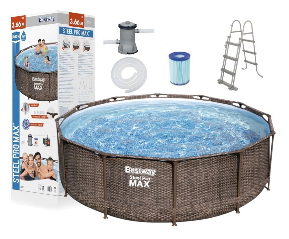 Karkasinis sodo baseinas 366 x 100 cm Bestway 56709