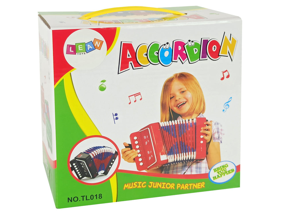 Akordeonas mažiesiems muzikantams, raudonas