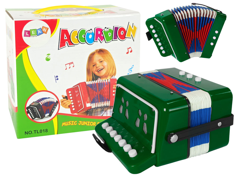 Akordeonas mažajam muzikantui, žalias