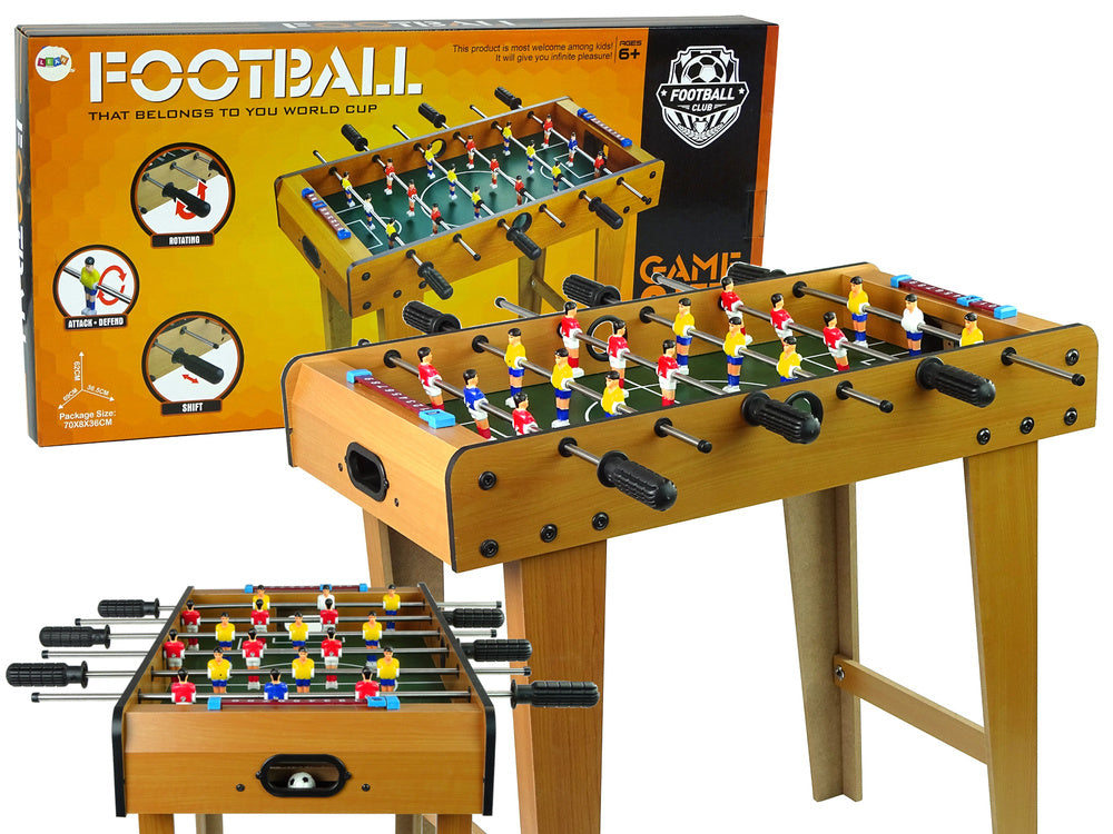 Medinis stalo futbolas, 62 cm aukščio