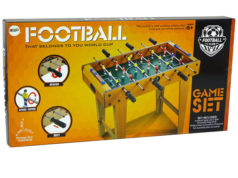 Medinis stalo futbolas, 62 cm aukščio