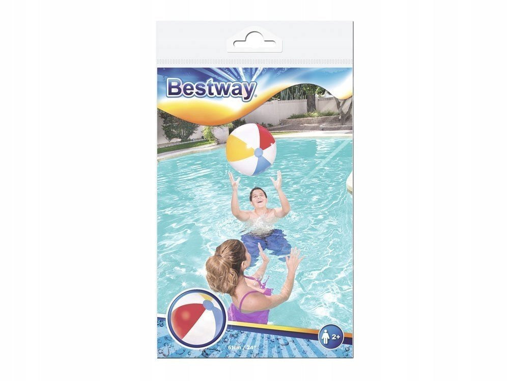 Pripučiamas paplūdimio kamuolys vaikams, 61 cm, Bestway 31022