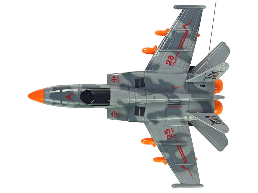 Nuotoliniu būdu valdomas karinis lėktuvas MIG-25, 40 MHz